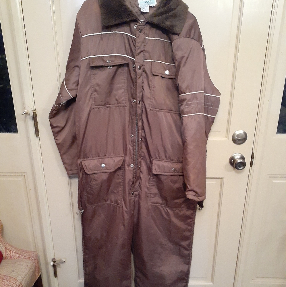 Vintage Sears winter work coveralls 42-44 L
